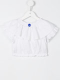 floral embroidered peasant top