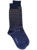 houndstooth pattern socks