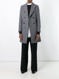 peaked lapel coat