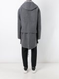 layered oversized coat 