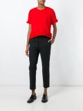 frill trimmed T-shirt