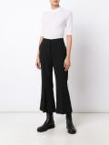 ruffled trim blouse 