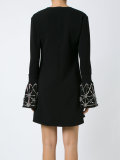 embellished flare dress