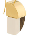 wooden detail earrings