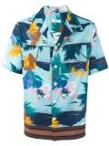 tropical print shirt