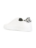 checkered heel sneakers