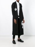 multi-print long coat