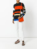diagonal stitch shoulder bag