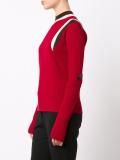 ribbed colour block top
