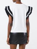 ruffled sleeves T-shirt