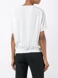 round neck shortsleeved blouse