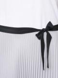 pleated T-shirt dress