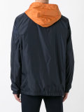 hooded lightweight jacket
