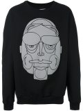 'Puffa Face'套头衫
