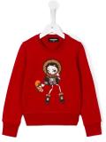 printed front sweatshirt