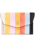striped clutch 