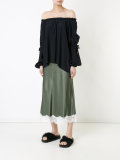 lace trim skirt 