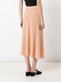 high-rise midi skirt