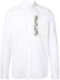 snake skin effect shirt