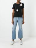 mushroom print T-shirt