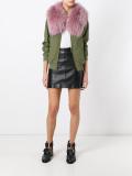 zipped bomber jacket 