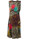 sleeveless printed dress