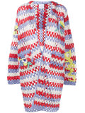crochet hooded cardigan