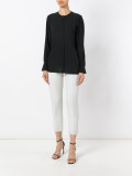 band collar shirt
