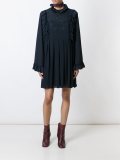 floral embroidered ruffle dress