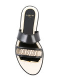chain detail strap sandals