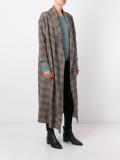 glen plaid cardi-coat