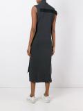 off-centre zip dress