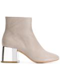 metallic heel boots 