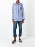 striped slim-fit shirt