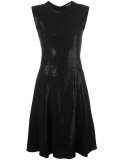 Abito sequin flared dress