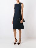 jacquard flared dress