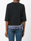 ruffled trim top 
