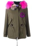 embroidered parka