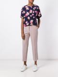 cropped tailored trousers