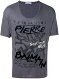 graffiti logo print T-shirt