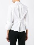 three-quarters sleeve studded shirt