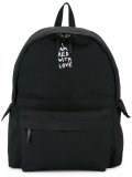 embroidered detail backpack