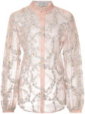 daisy chain sheer blouse