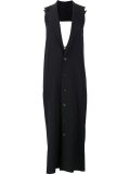 button down long dress