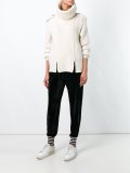tapered regular length trousers