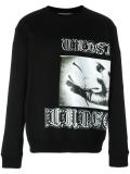 goth tattoo print sweatshirt