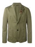 embroidered military blazer