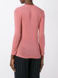 crew neck fine knit top
