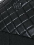 buttoned mid coat