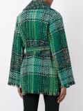 oversized belted jacket